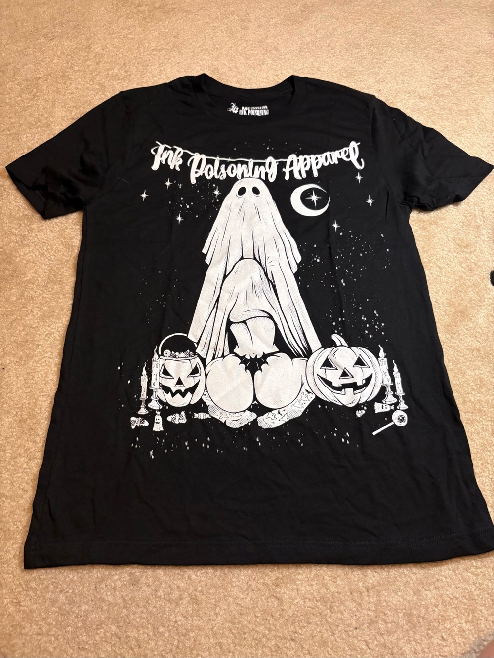 Mens Halloween Ghost T-Shirt